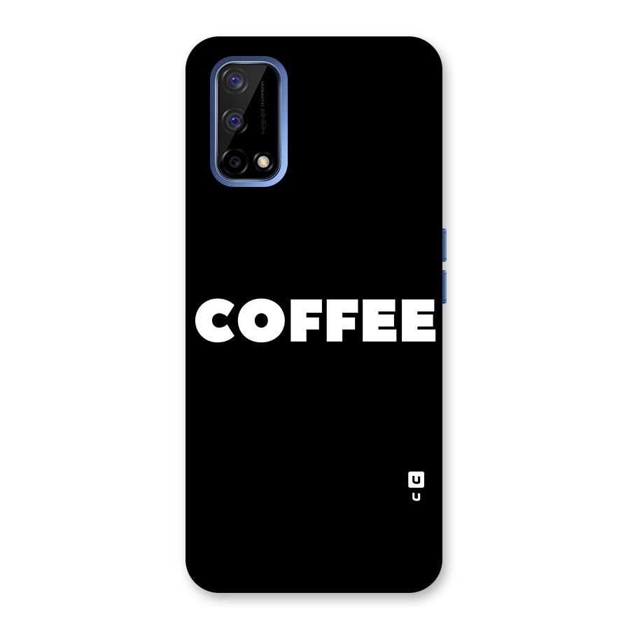 Simple Coffee Back Case for Realme Narzo 30 Pro