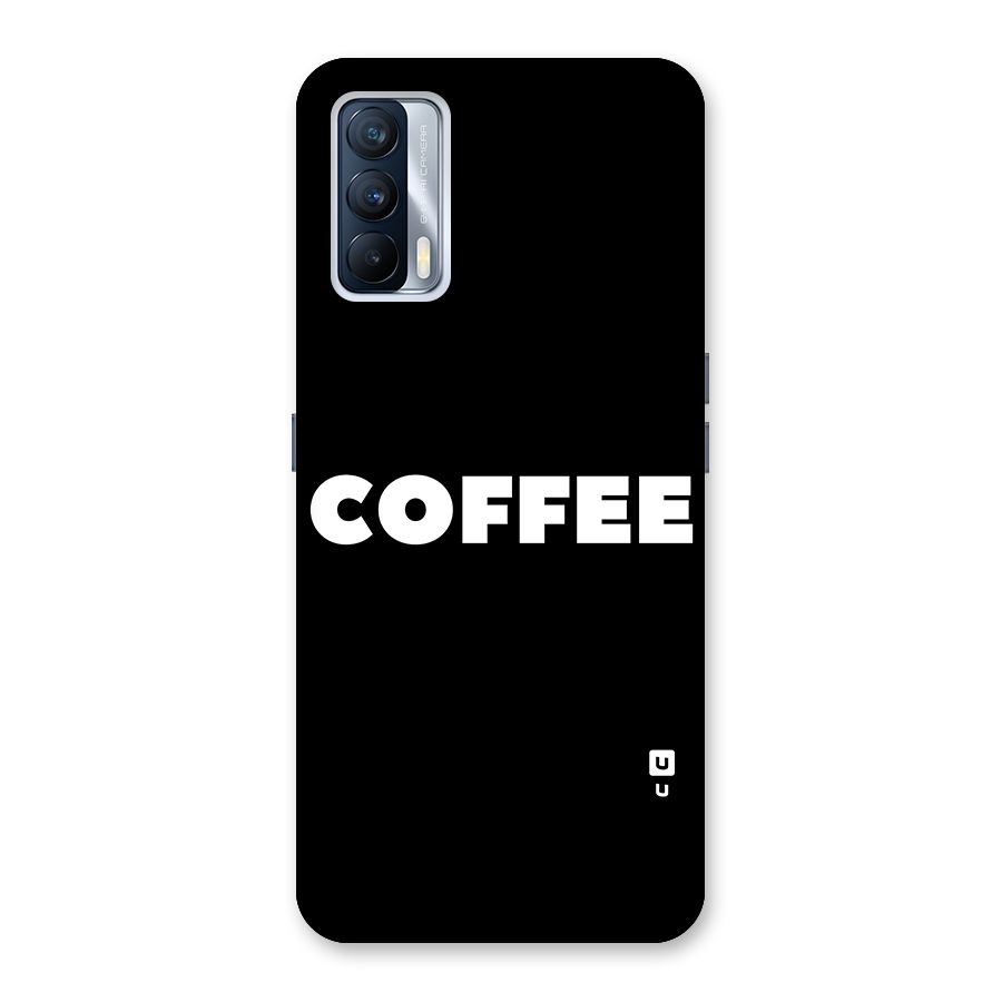 Simple Coffee Glass Back Case for Realme X7