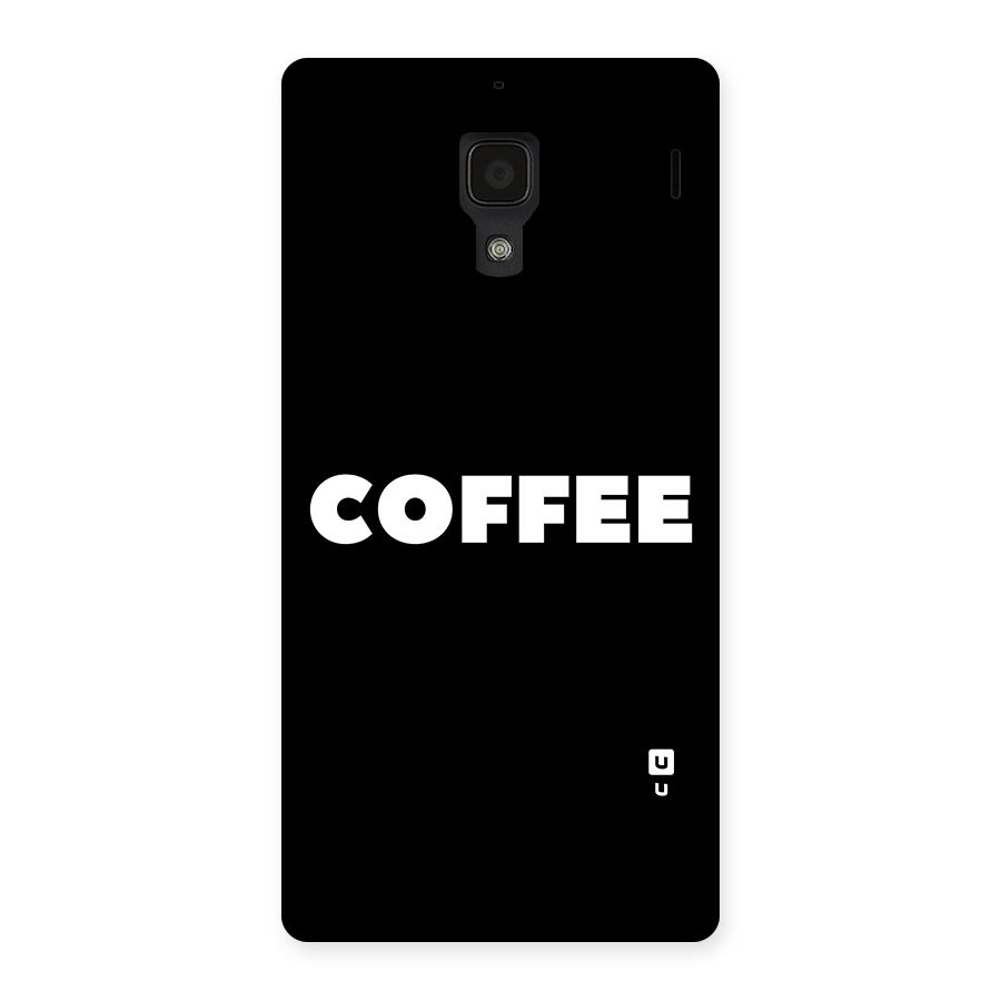 Simple Coffee Back Case for Redmi 1S