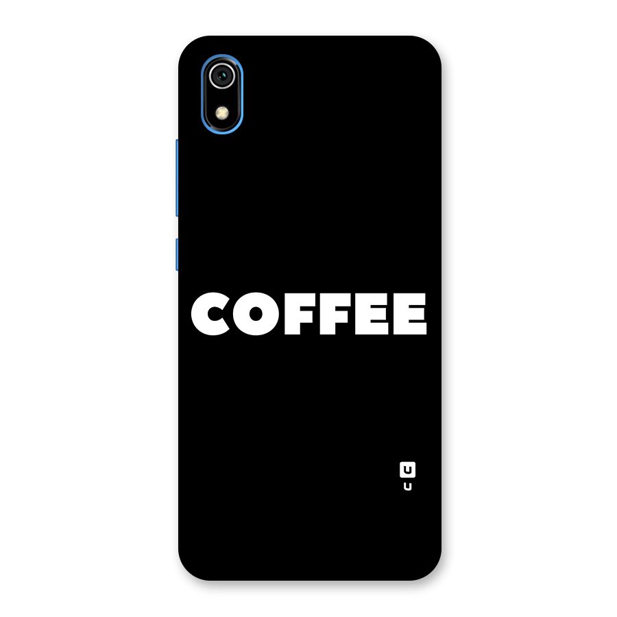 Simple Coffee Back Case for Redmi 7A