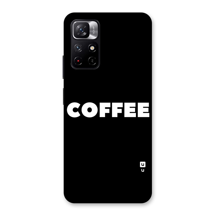 Simple Coffee Back Case for Redmi Note 11T 5G
