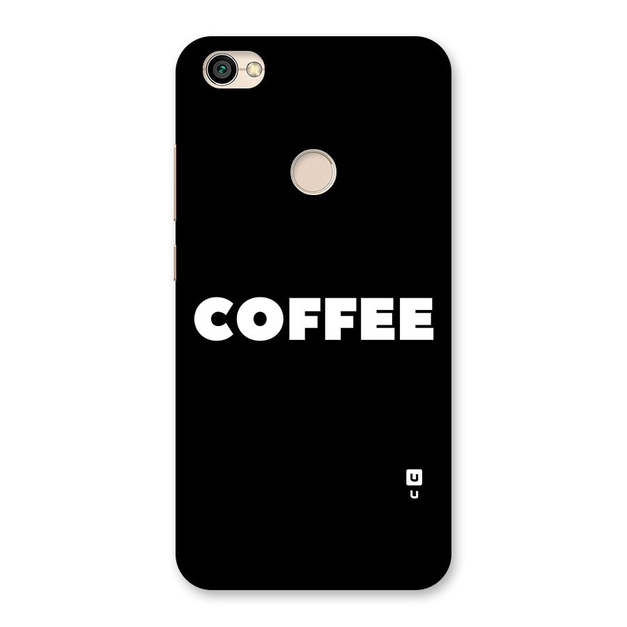 Simple Coffee Back Case for Redmi Y1 2017