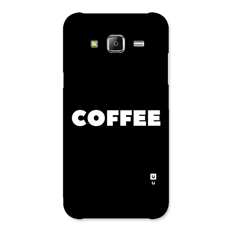 Simple Coffee Back Case for Samsung Galaxy J2 Prime