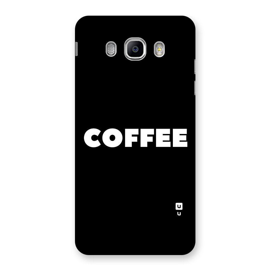 Simple Coffee Back Case for Samsung Galaxy J5 2016