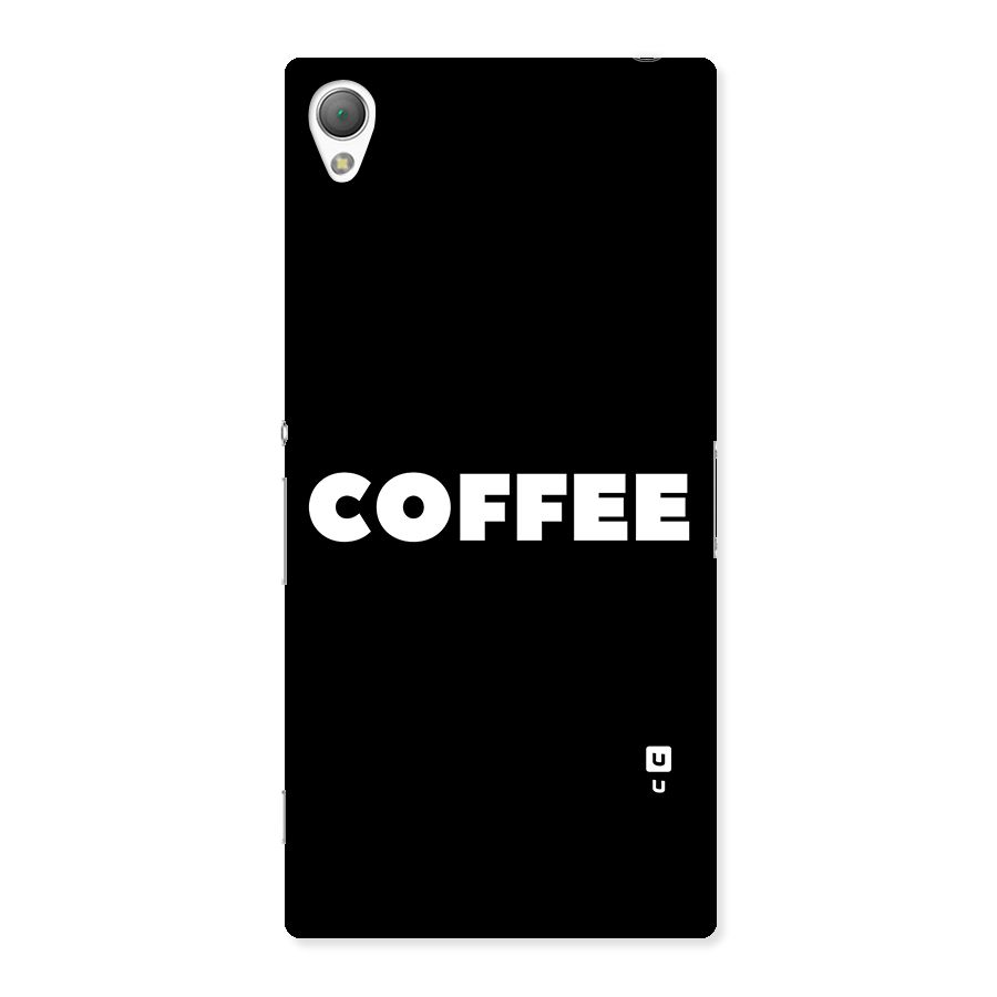 Simple Coffee Back Case for Sony Xperia Z3