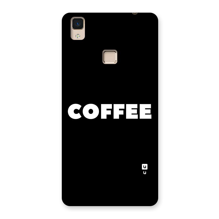 Simple Coffee Back Case for V3 Max