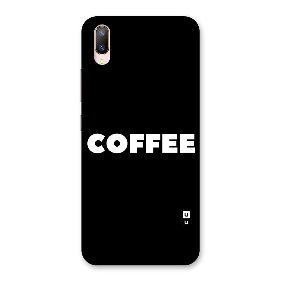 Simple Coffee Back Case for Vivo V11 Pro