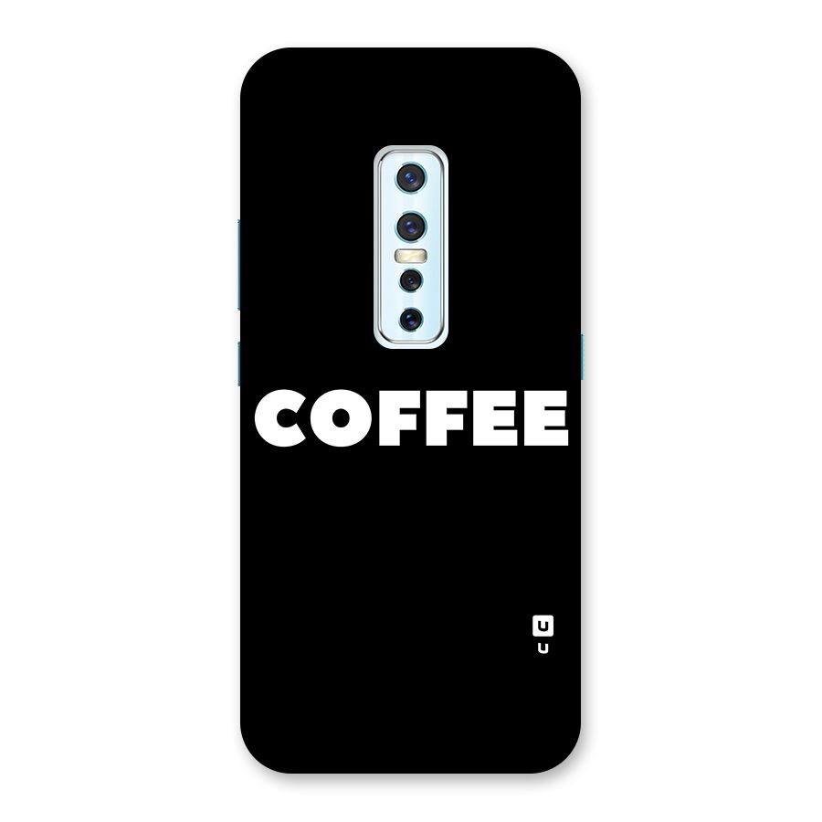 Simple Coffee Back Case for Vivo V17 Pro