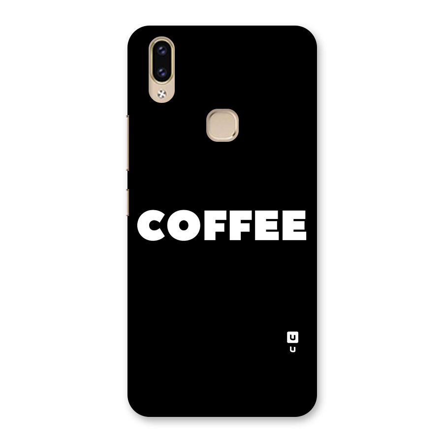 Simple Coffee Back Case for Vivo V9 Youth