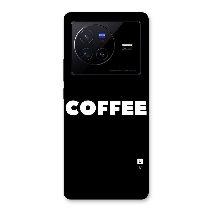 Simple Coffee Back Case for Vivo X80