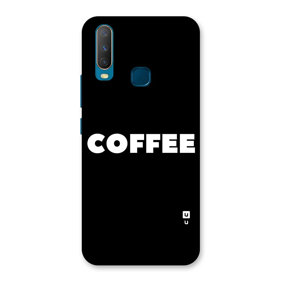 Simple Coffee Back Case for Vivo Y11