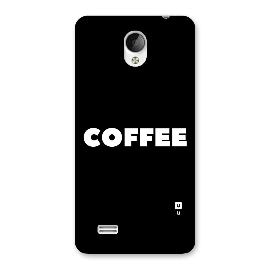 Simple Coffee Back Case for Vivo Y21