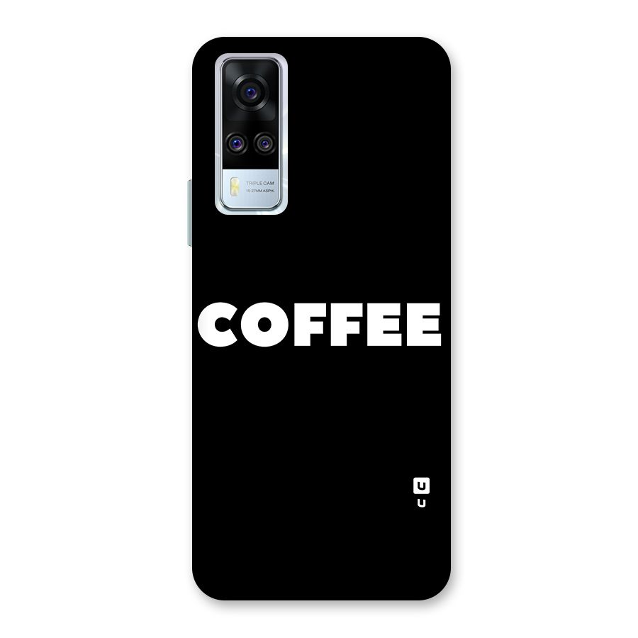 Simple Coffee Back Case for Vivo Y31
