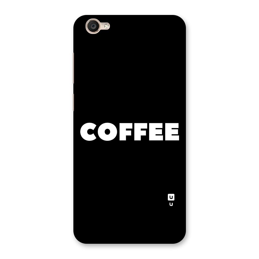 Simple Coffee Back Case for Vivo Y55L