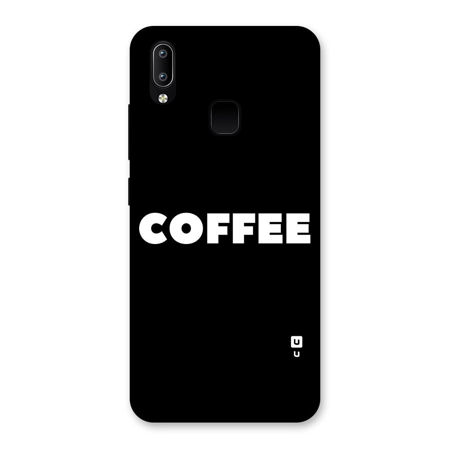 Simple Coffee Back Case for Vivo Y93