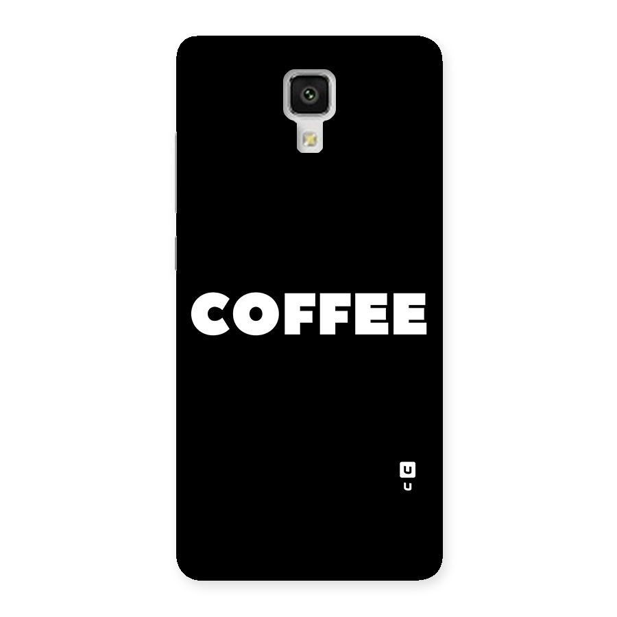 Simple Coffee Back Case for Xiaomi Mi 4