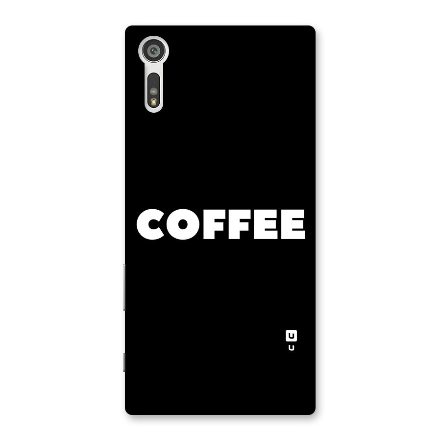 Simple Coffee Back Case for Xperia XZ