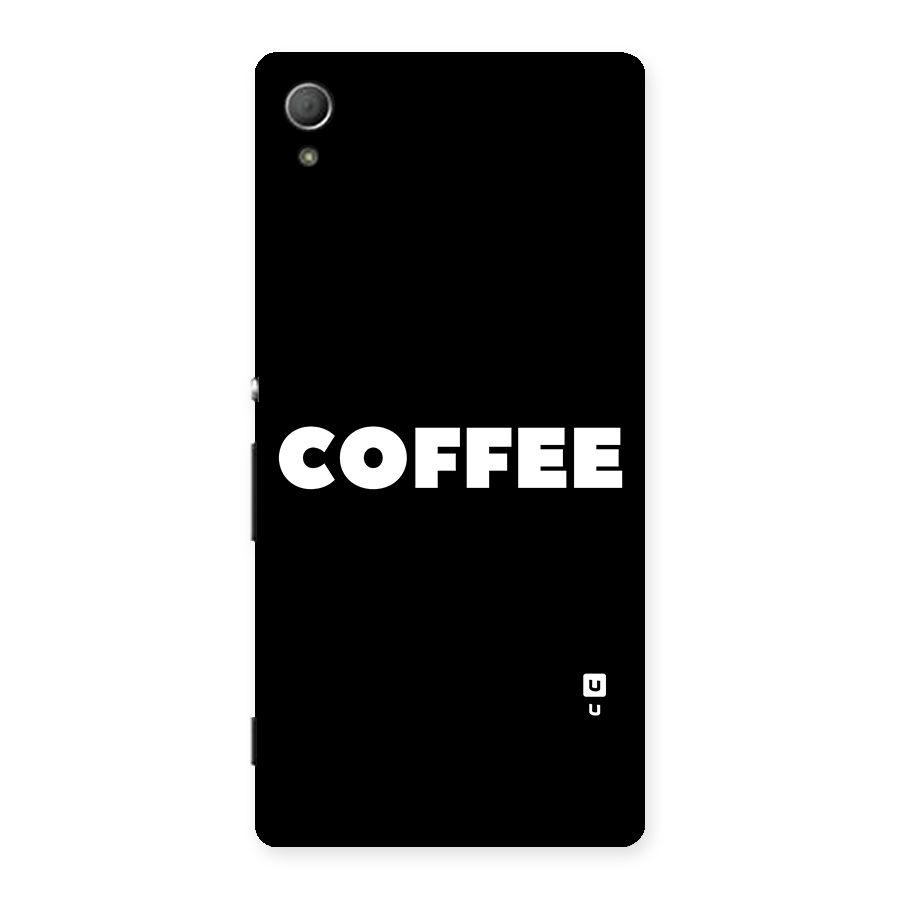 Simple Coffee Back Case for Xperia Z3 Plus