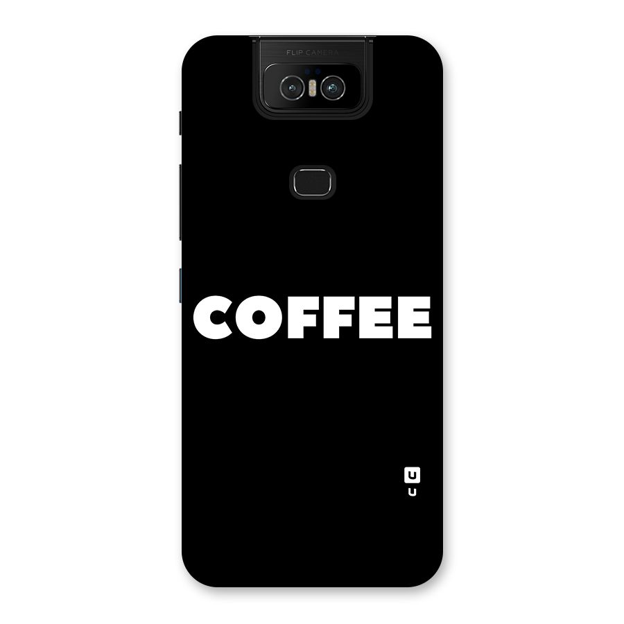 Simple Coffee Back Case for Zenfone 6z