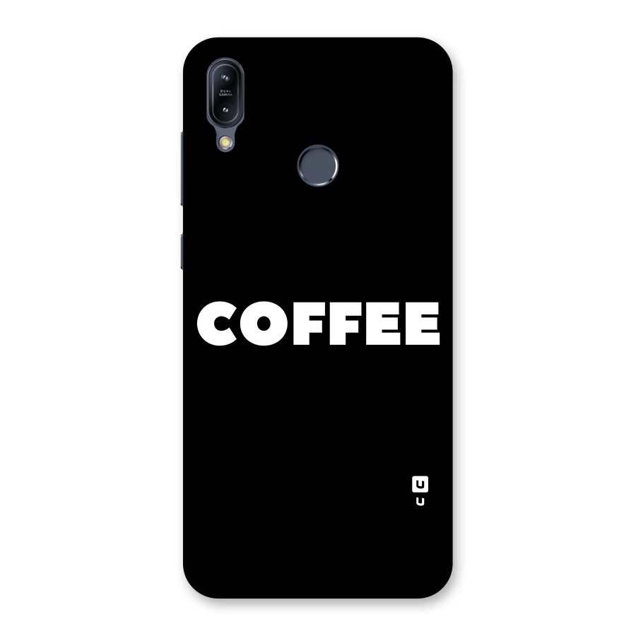 Simple Coffee Back Case for Zenfone Max M2