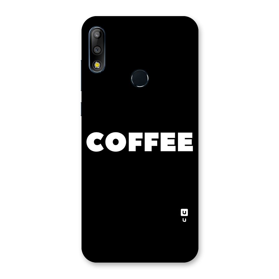 Simple Coffee Back Case for Zenfone Max Pro M2