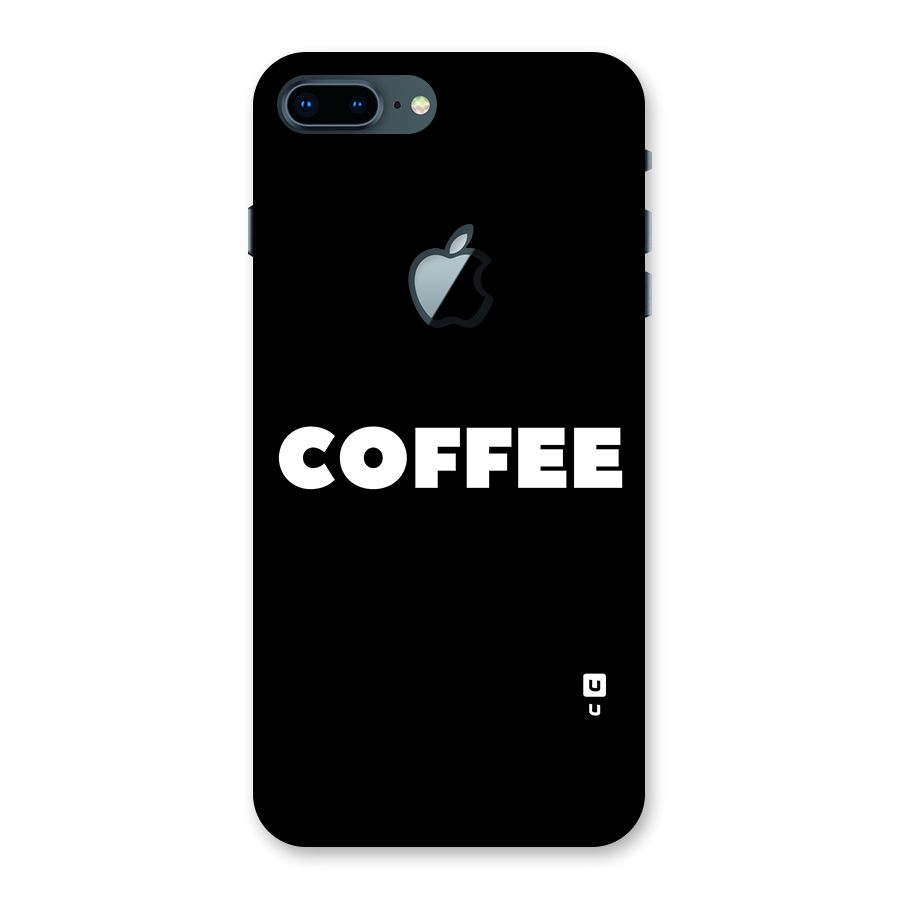 Simple Coffee Back Case for iPhone 7 Plus Apple Cut