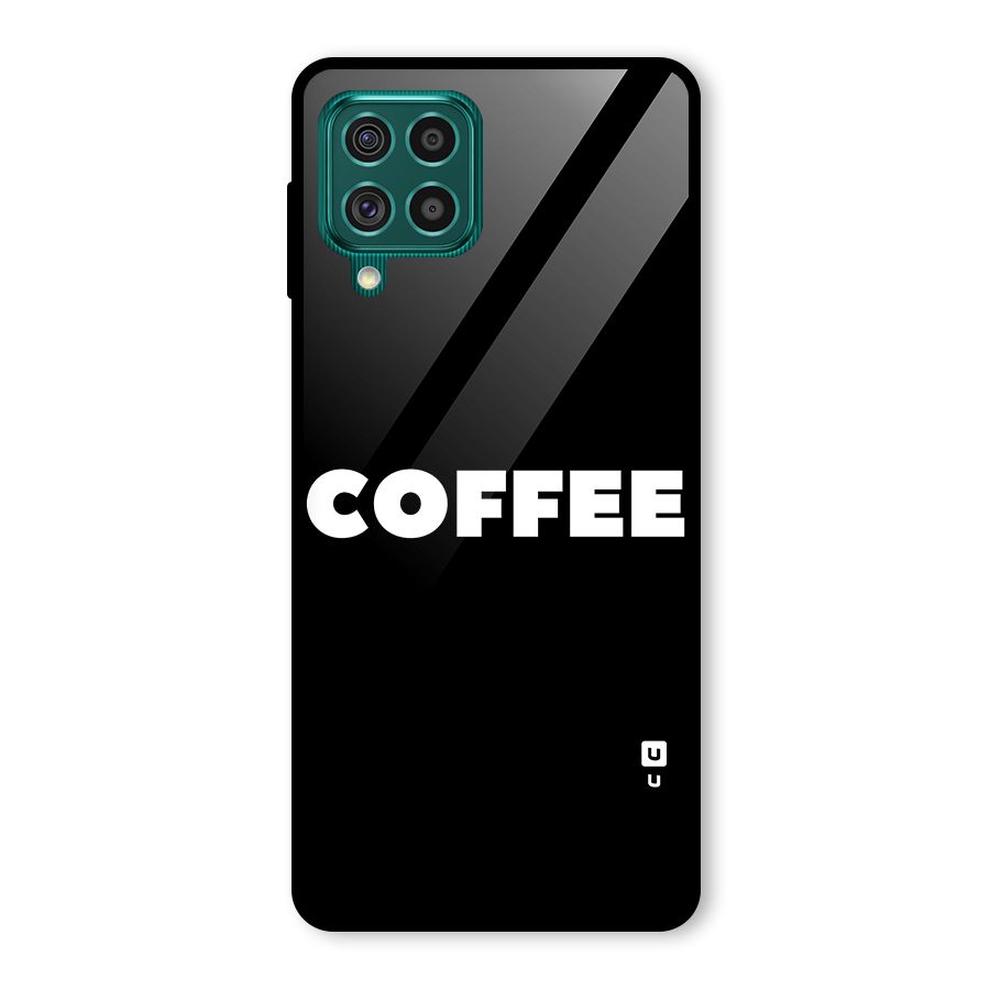 Simple Coffee Glass Back Case for Galaxy F62