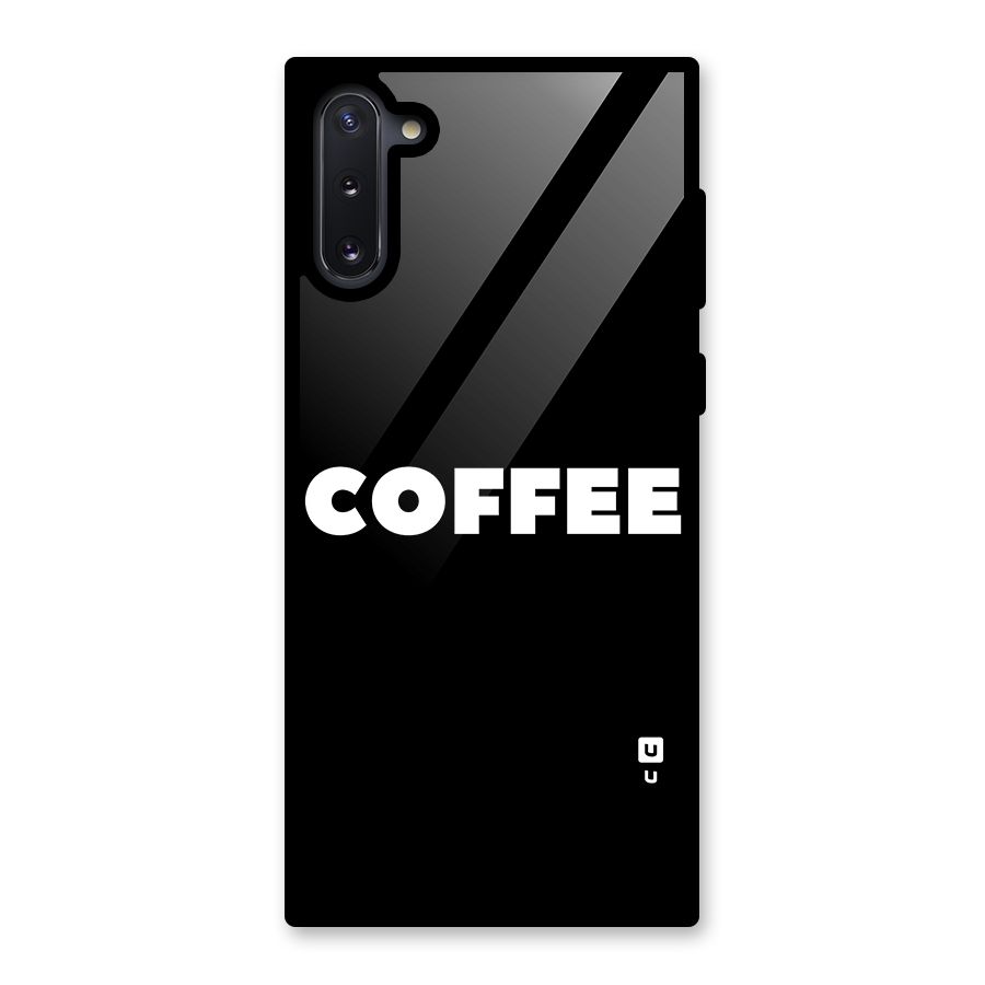 Simple Coffee Glass Back Case for Galaxy Note 10