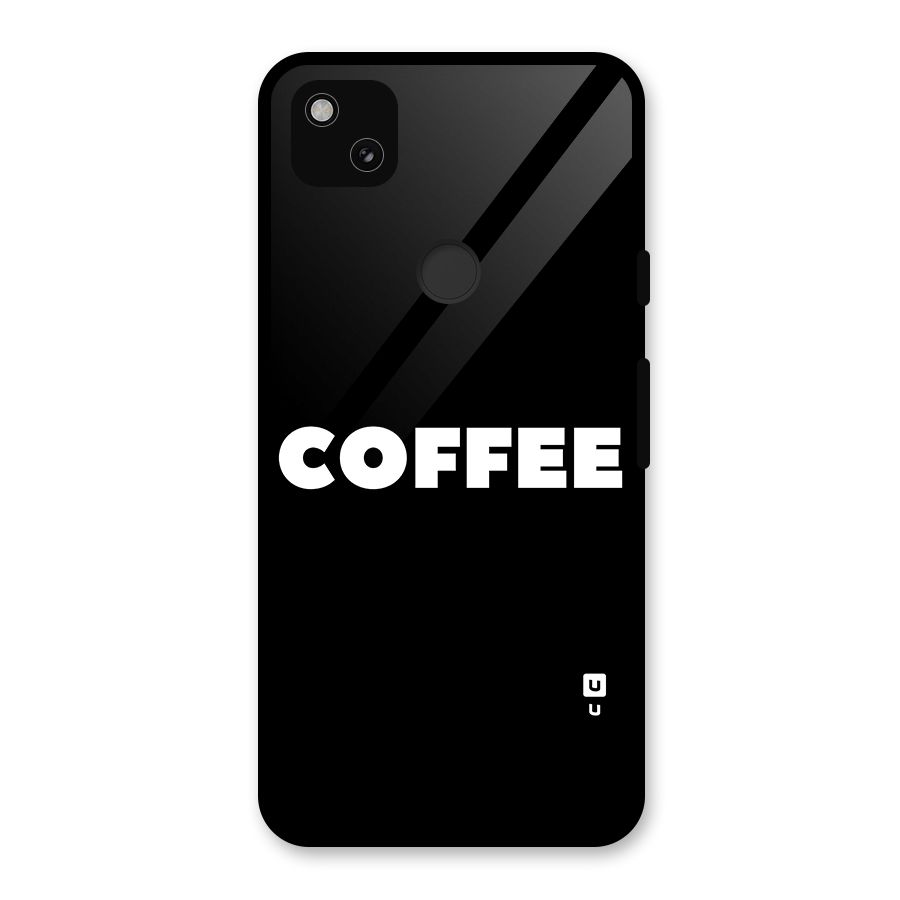 Simple Coffee Glass Back Case for Google Pixel 4a
