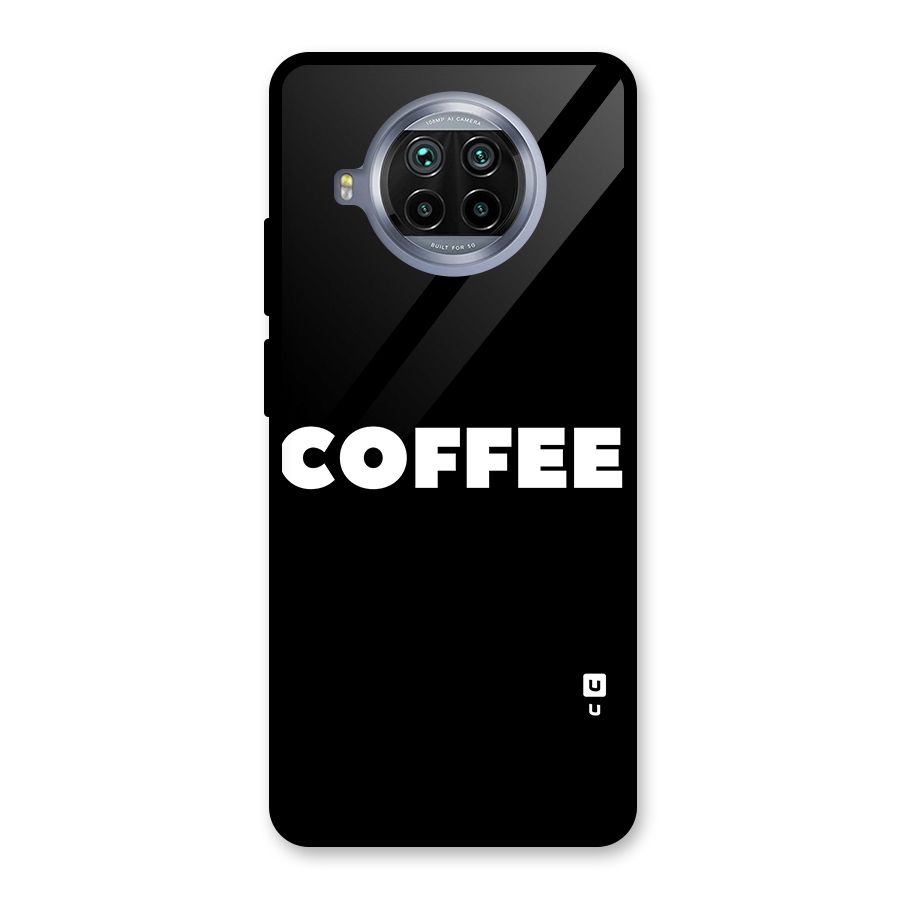 Simple Coffee Glass Back Case for Mi 10i