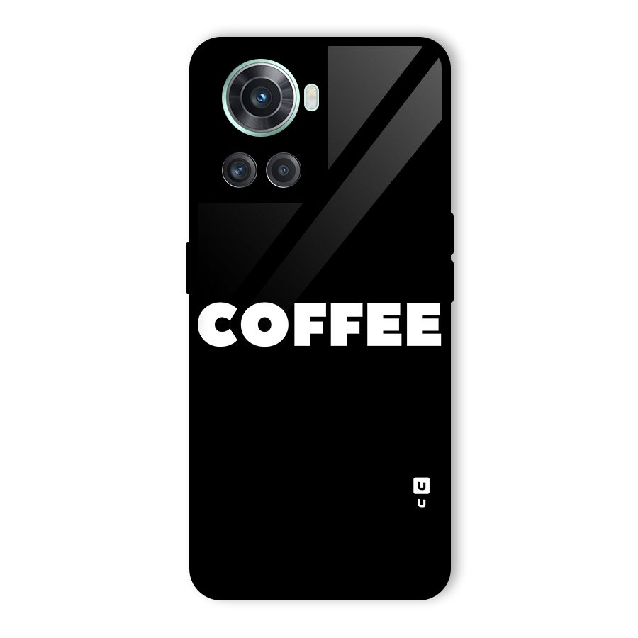 Simple Coffee Glass Back Case for OnePlus 10R