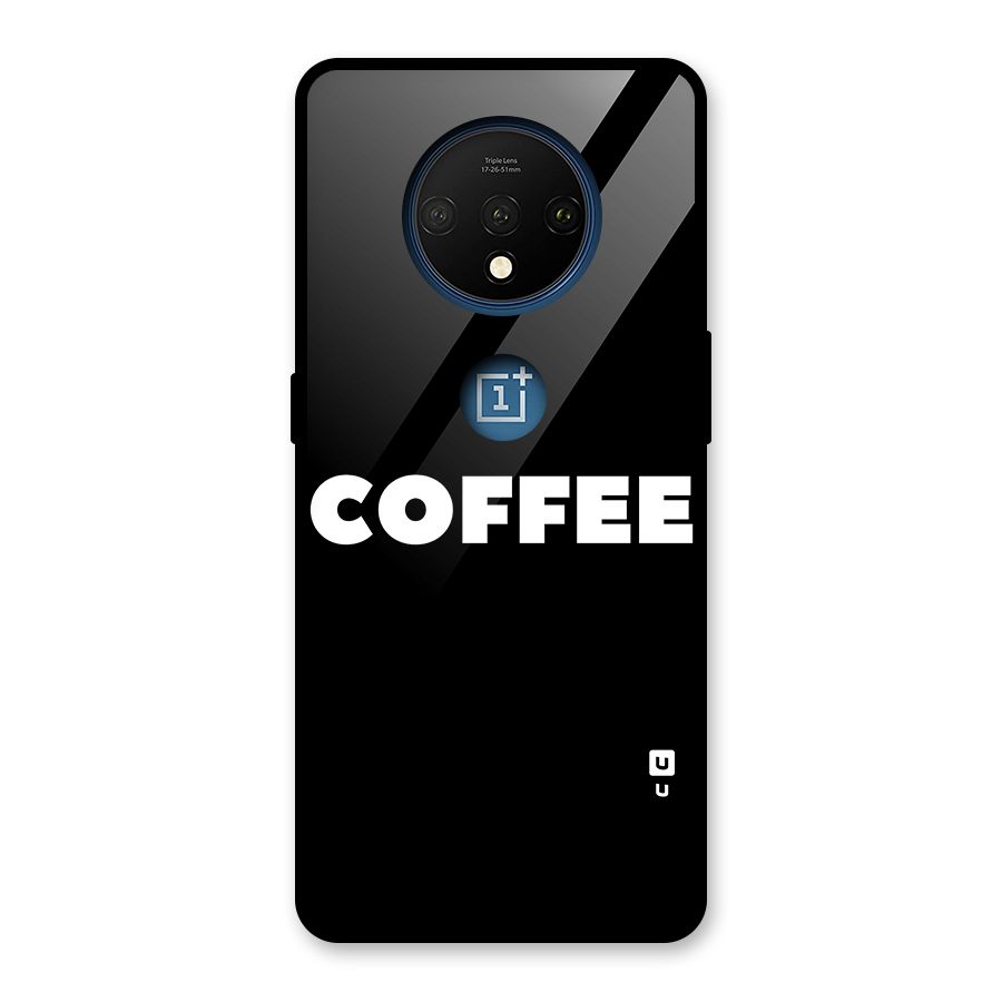 Simple Coffee Glass Back Case for OnePlus 7T