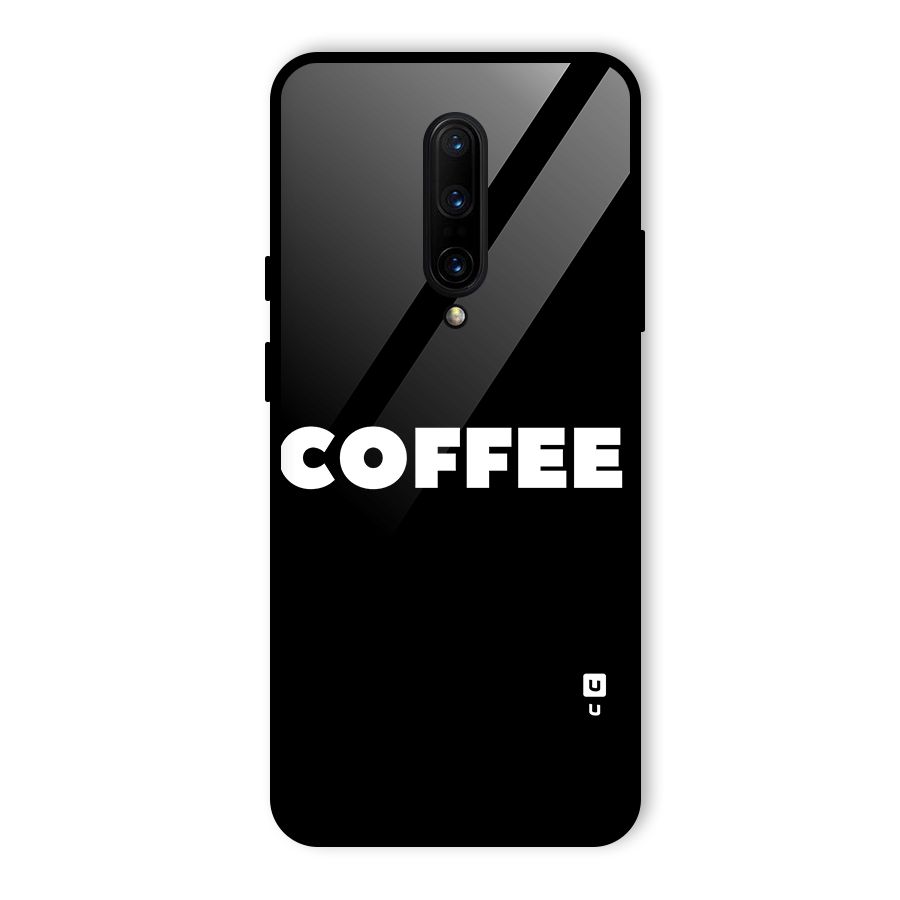 Simple Coffee Glass Back Case for OnePlus 7 Pro