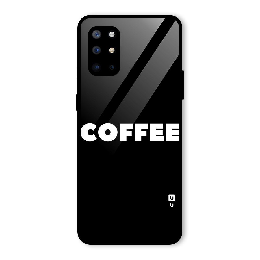Simple Coffee Glass Back Case for OnePlus 8T