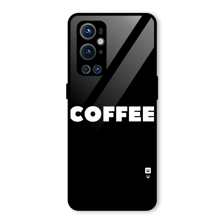 Simple Coffee Glass Back Case for OnePlus 9 Pro