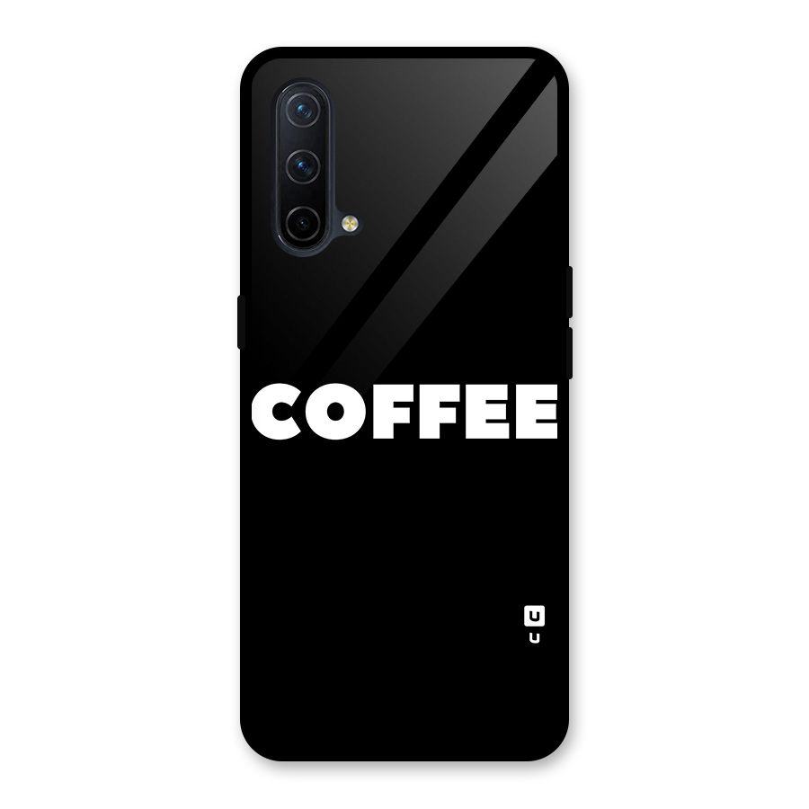 Simple Coffee Glass Back Case for OnePlus Nord CE 5G