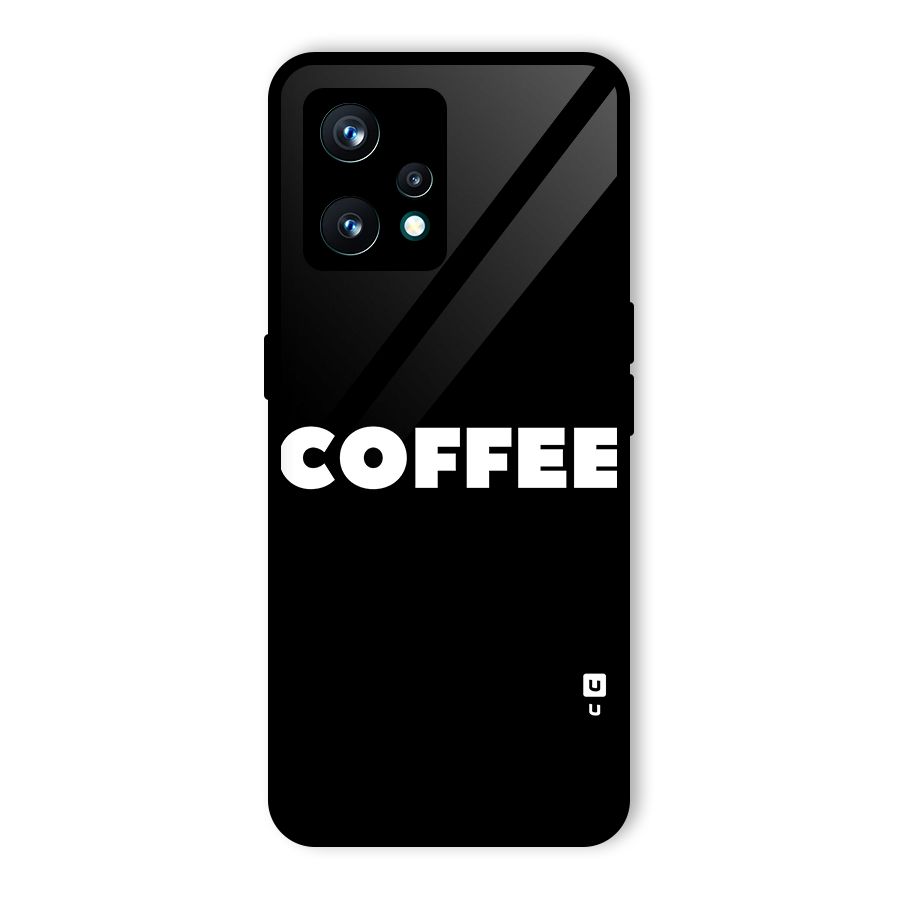 Simple Coffee Glass Back Case for Realme 9