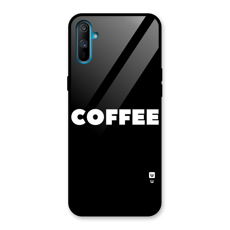 Simple Coffee Glass Back Case for Realme C3