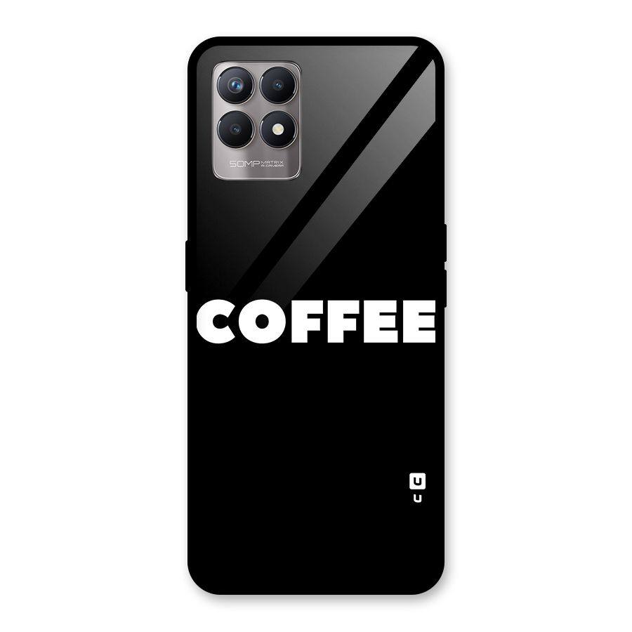 Simple Coffee Glass Back Case for Realme Narzo 50