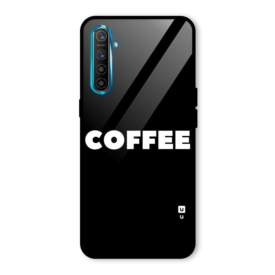 Simple Coffee Glass Back Case for Realme X2