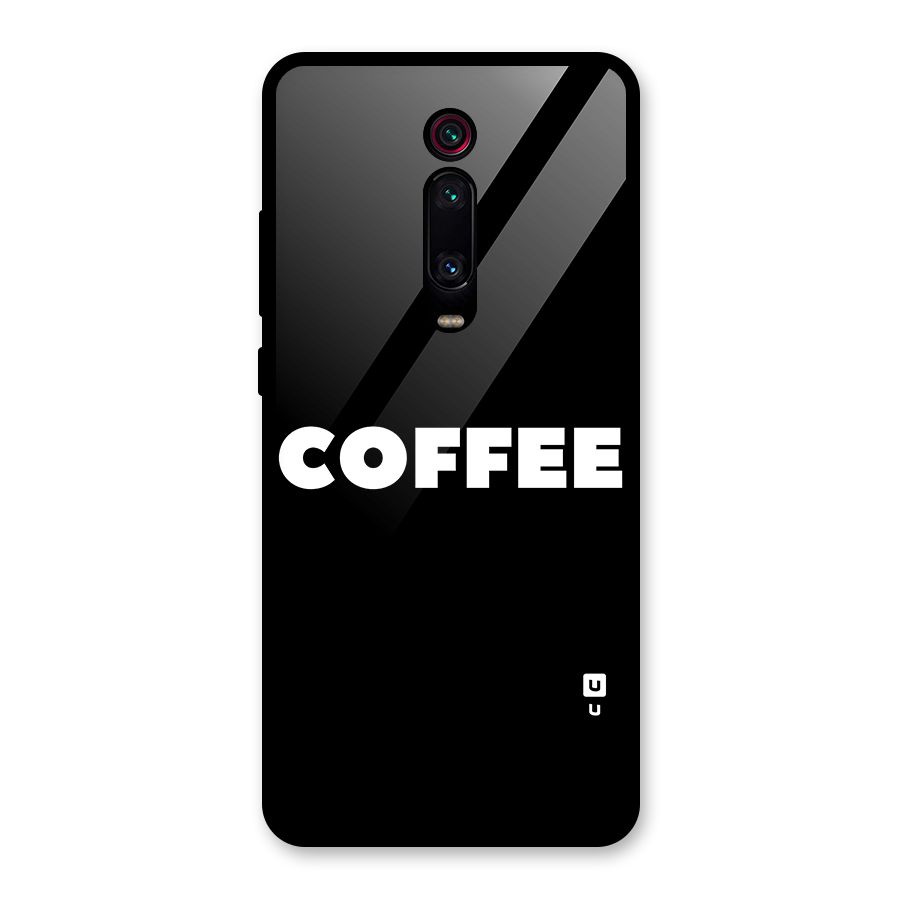 Simple Coffee Glass Back Case for Redmi K20 Pro
