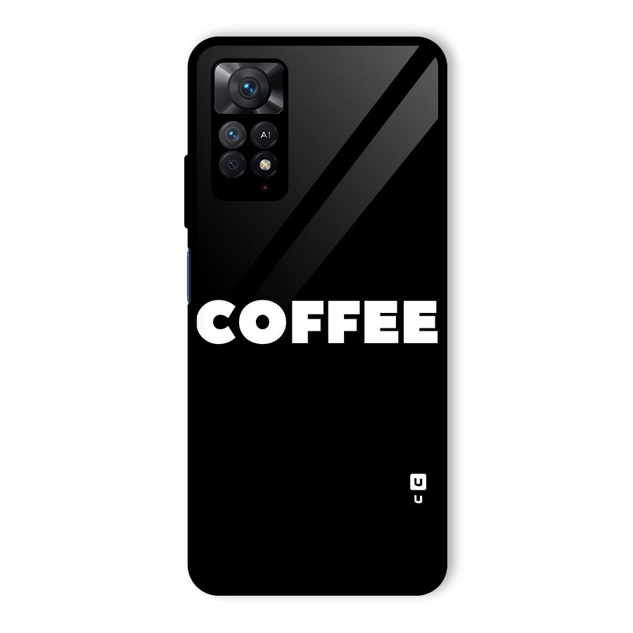 Simple Coffee Glass Back Case for Redmi Note 11 Pro Plus 5G