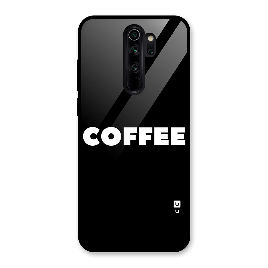 Simple Coffee Glass Back Case for Redmi Note 8 Pro