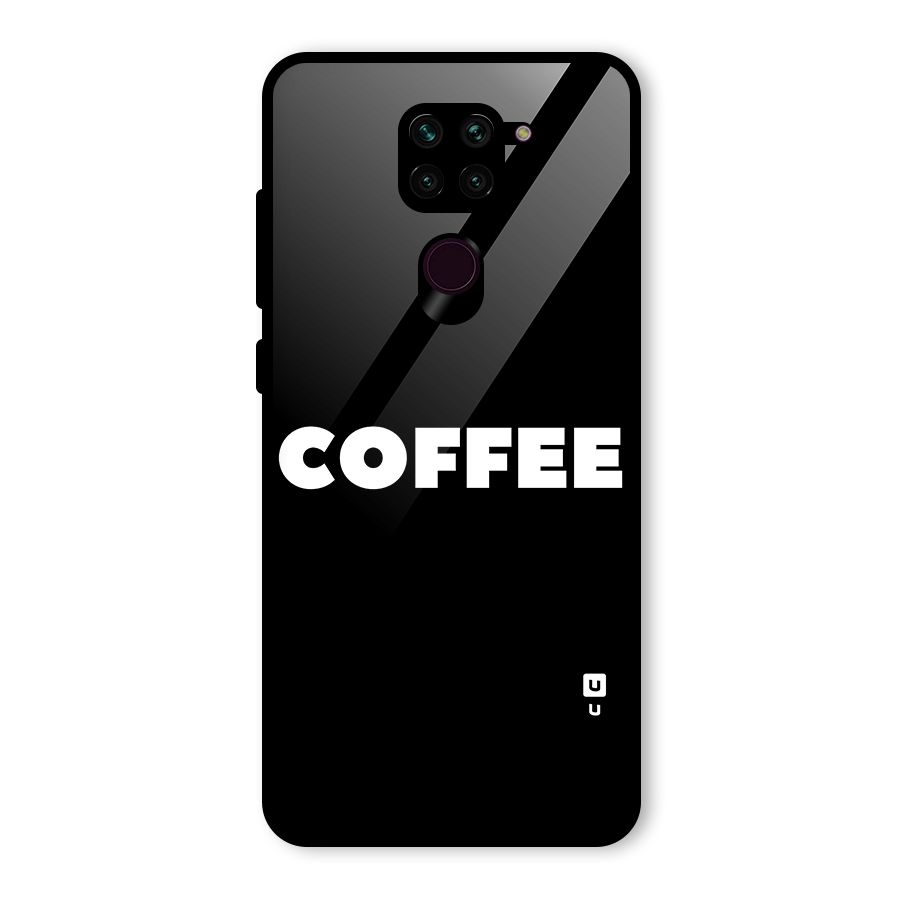Simple Coffee Glass Back Case for Redmi Note 9