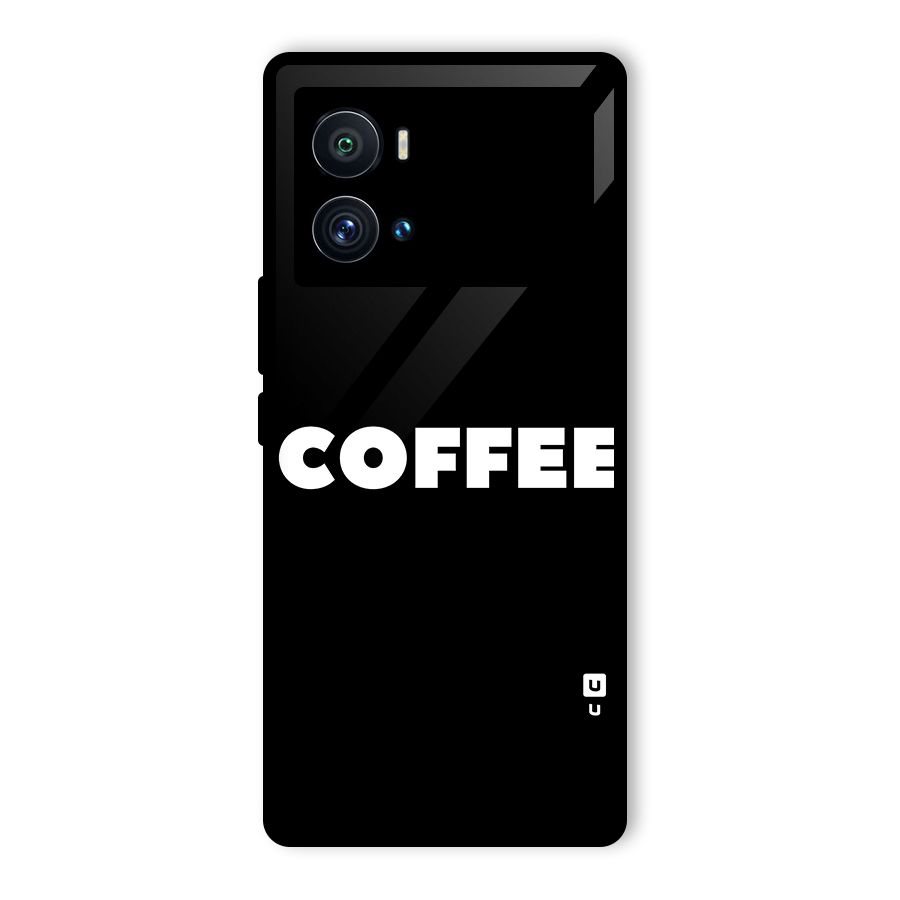 Simple Coffee Glass Back Case for Vivo iQOO 9 Pro