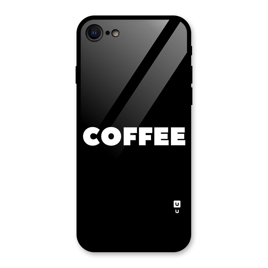 Simple Coffee Glass Back Case for iPhone 7