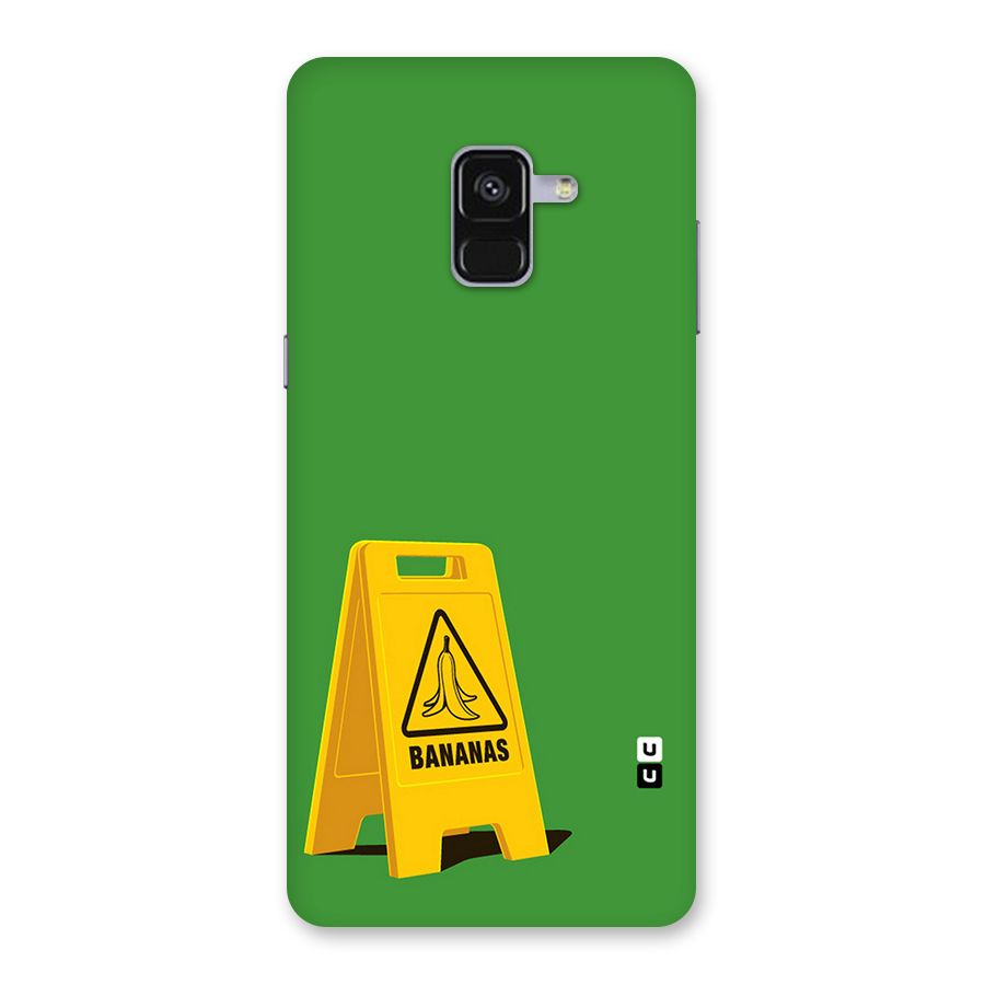 Simple Minimalist Bananas Back Case for Galaxy A8 Plus