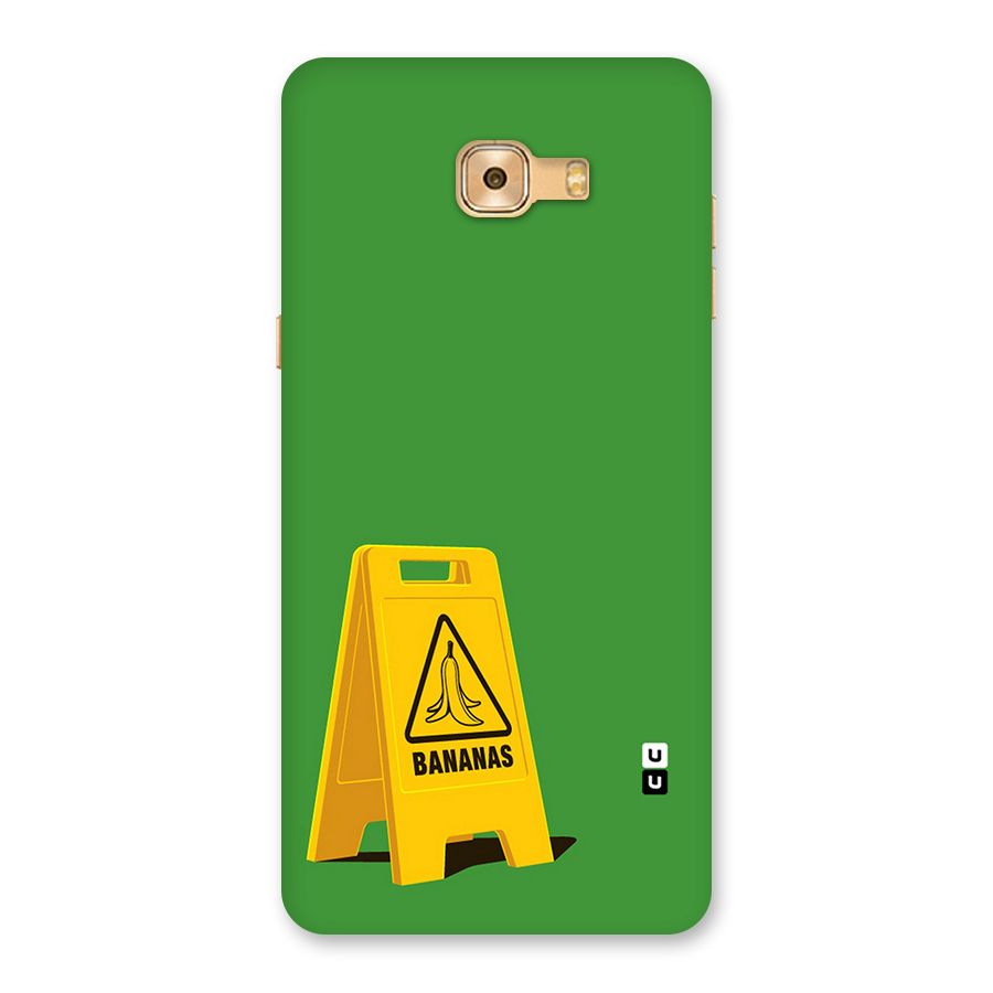 Simple Minimalist Bananas Back Case for Galaxy C9 Pro