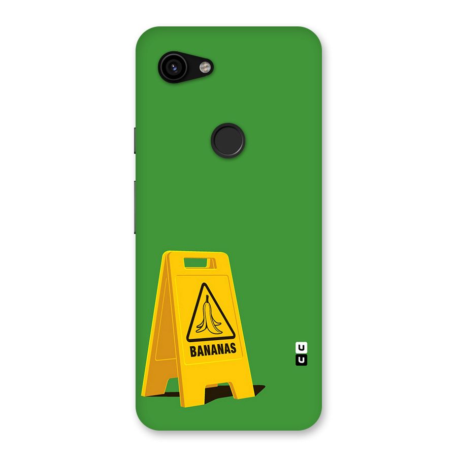 Simple Minimalist Bananas Back Case for Google Pixel 3a