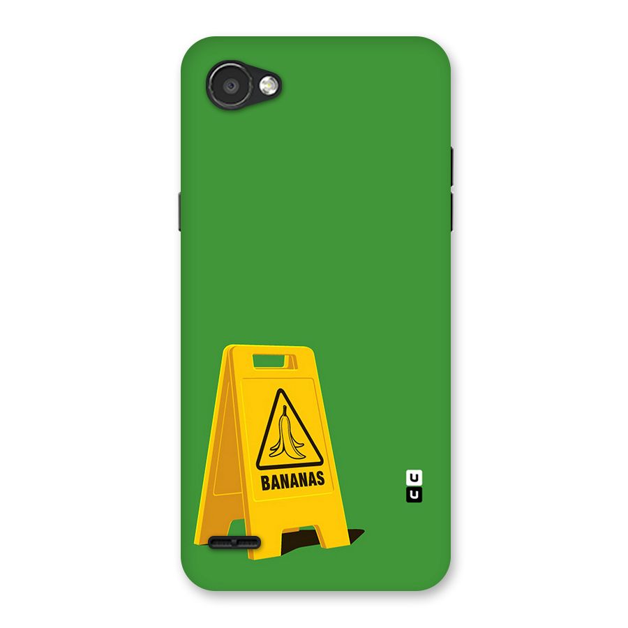 Simple Minimalist Bananas Back Case for LG Q6